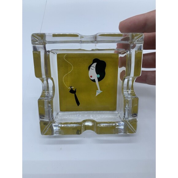 LIMITED EDITION 2001 RITZENHOFF FLECKENSTEIN SMOKING ASHTRAY VINTAGE - Picture 1 of 7